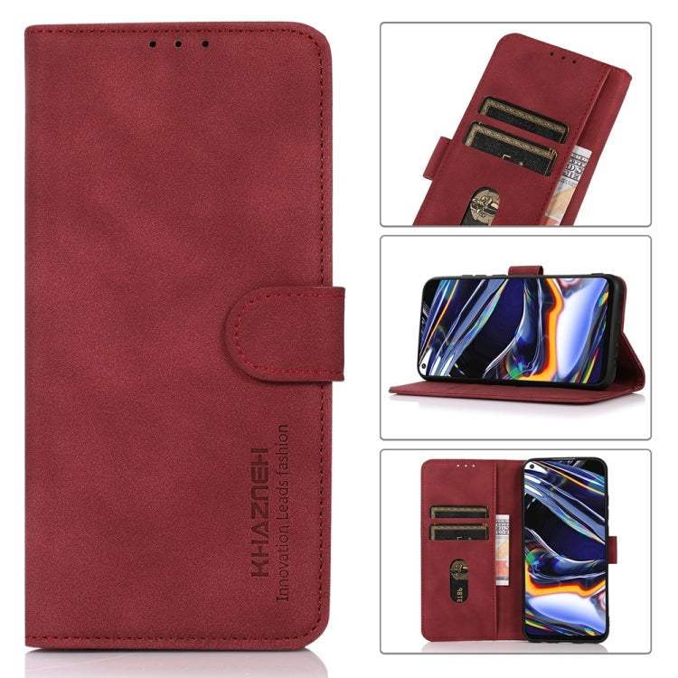 For Xiaomi Redmi Note 12 China KHAZNEH Matte Texture Leather Phone Case(Red) - free shipping - PMC TechLife - Order now!