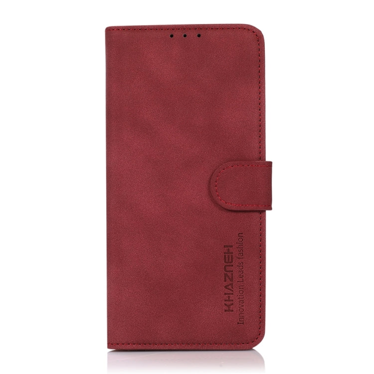For Xiaomi Redmi Note 12 China KHAZNEH Matte Texture Leather Phone Case(Red) - free shipping - PMC TechLife - Order now!