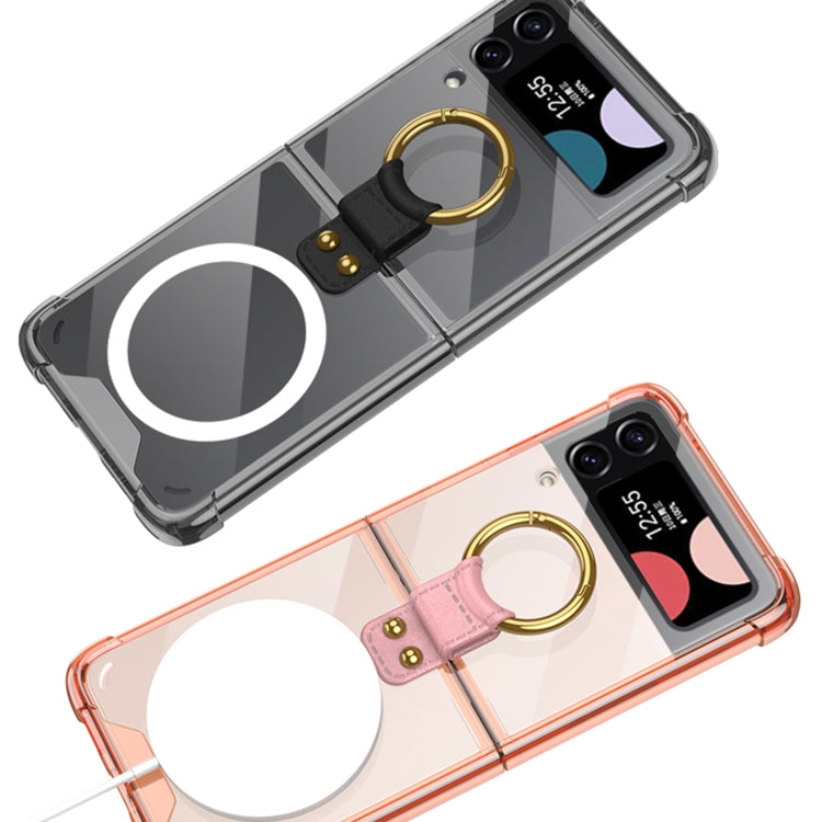 For Samsung Galaxy Z Flip3 5G GKK MagSafe Airbag Shockproof Phone Case with Ring Holder(Pink) - free shipping - PMC TechLife - Order now!