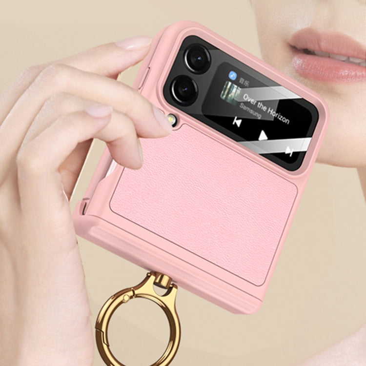 For Samsung Galaxy Z Flip4 GKK Magnetic Fold Hinge Full Coverage Phone Case with Ring Holder(Purple) - free shipping - PMC TechLife - Order now!