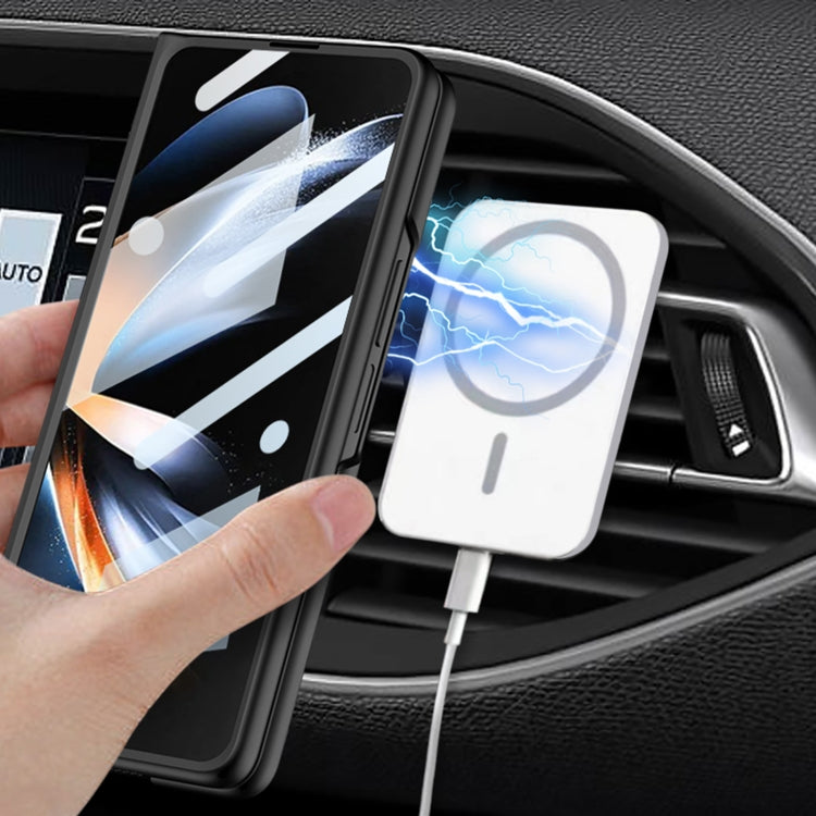 For Samsung Galaxy Z Fold4 GKK MagSafe Ultrathin Integrated Shockproof Protective Phone Case(Dark Green) - Galaxy Z Fold4 5G Cases by GKK | Online Shopping South Africa | PMC TechLife | Buy Now Pay Later Mobicred