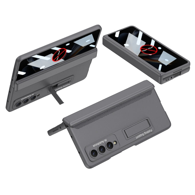 For Samsung Galaxy Z Fold4 GKK Magnetic Fold Full Coverage Anti Peep Phone Case(Gray) - Galaxy Z Fold4 5G Cases by GKK | Online Shopping South Africa | PMC TechLife | Buy Now Pay Later Mobicred