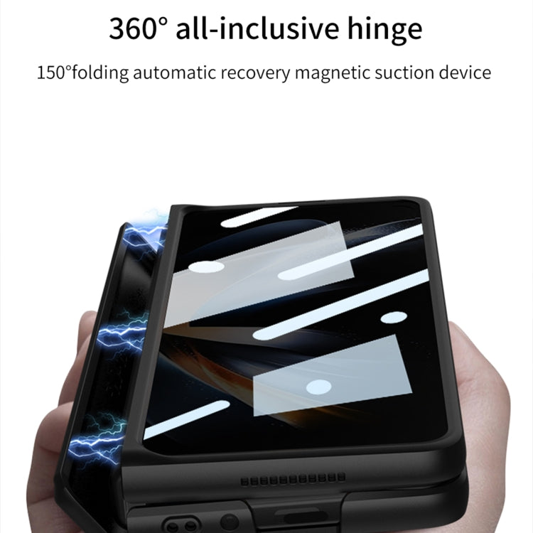 For Samsung Galaxy Z Fold4 GKK Magnetic Fold Full Coverage Anti Peep Phone Case(Dark Green) - Galaxy Z Fold4 5G Cases by GKK | Online Shopping South Africa | PMC TechLife | Buy Now Pay Later Mobicred