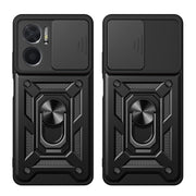 For Xiaomi Redmi 10 5G Sliding Camera Design TPU + PC Phone Case(Black)