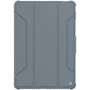 For Xiaomi Pad 5 Pro 12.4 inch  NILLKIN Bumper Pro Leather Tablet Case with Pen Slot & Sleep / Wake-up Function(Grey)
