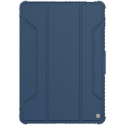 For Xiaomi Pad 5 Pro 12.4 inch NILLKIN Bumper Pro Leather Tablet Case with Pen Slot & Sleep / Wake-up Function(Blue)