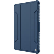 For Xiaomi Pad 5 Pro 12.4 inch NILLKIN Bumper Pro Leather Tablet Case with Pen Slot & Sleep / Wake-up Function(Blue)