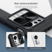 For Xiaomi Pad 5 Pro 12.4 inch  NILLKIN Bumper Pro Leather Tablet Case with Pen Slot & Sleep / Wake-up Function(Grey)