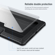 For Xiaomi Pad 5 Pro 12.4 inch  NILLKIN Bumper Pro Leather Tablet Case with Pen Slot & Sleep / Wake-up Function(Grey)
