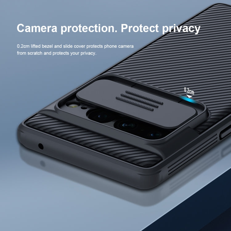 For Google Pixel 7 Pro 5G NILLKIN CamShield Pro Series PC Full Coverage Phone Case(Black) - Google Cases by NILLKIN | Online Shopping South Africa | PMC TechLife | Buy Now Pay Later Mobicred