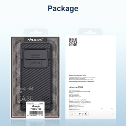 For Google Pixel 7 Pro 5G NILLKIN CamShield Pro Series PC Full Coverage Phone Case(Black) - Google Cases by NILLKIN | Online Shopping South Africa | PMC Jewellery | Buy Now Pay Later Mobicred