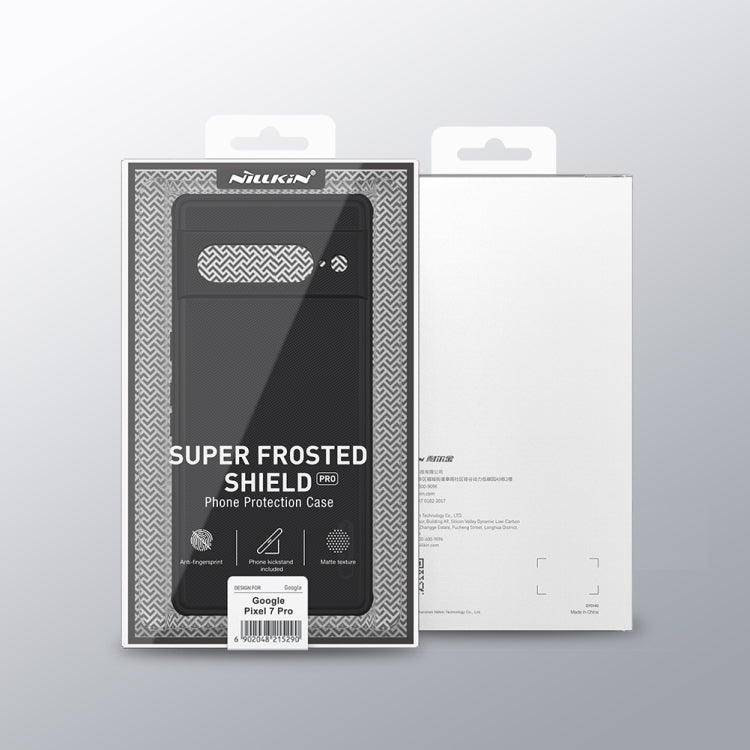 For Google Pixel 7 Pro 5G NILLKIN Super Frosted Shield Pro PC + TPU Phone Case(Black) - free shipping - PMC Jewellery - Order now!