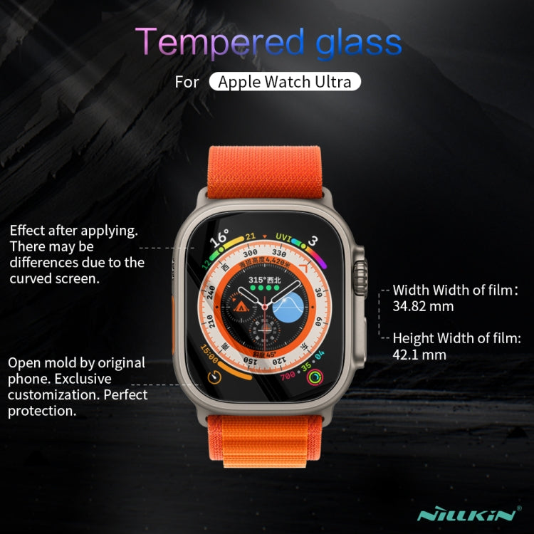 For Apple Watch Ultra 49mm NILLKIN H+Pro 0.2mm 9H Explosion-proof Tempered Glass Film - free shipping - PMC Jewellery - Order now!