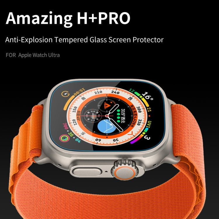 For Apple Watch Ultra 49mm NILLKIN H+Pro 0.2mm 9H Explosion-proof Tempered Glass Film - free shipping - PMC Jewellery - Order now!