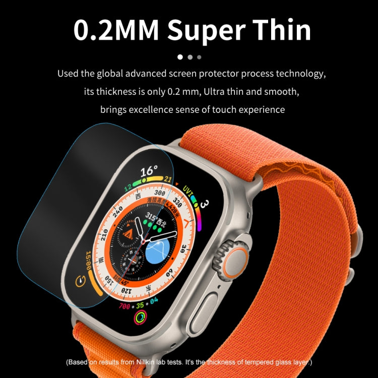 For Apple Watch Ultra 49mm NILLKIN H+Pro 0.2mm 9H Explosion-proof Tempered Glass Film - free shipping - PMC Jewellery - Order now!
