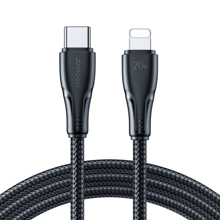 JOYROOM 20W Type-C to 8 Pin Surpass Series Fast Charging Data Cable, Length:0.25m(Black) - 2 in 1 Cable by JOYROOM | Online Shopping South Africa | PMC TechLife