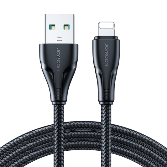 JOYROOM 2.4A USB to 8 Pin Surpass Series Fast Charging Data Cable, Length:1.2m(Black) - Normal Style Cable by JOYROOM | Online Shopping South Africa | PMC Jewellery | Buy Now Pay Later Mobicred