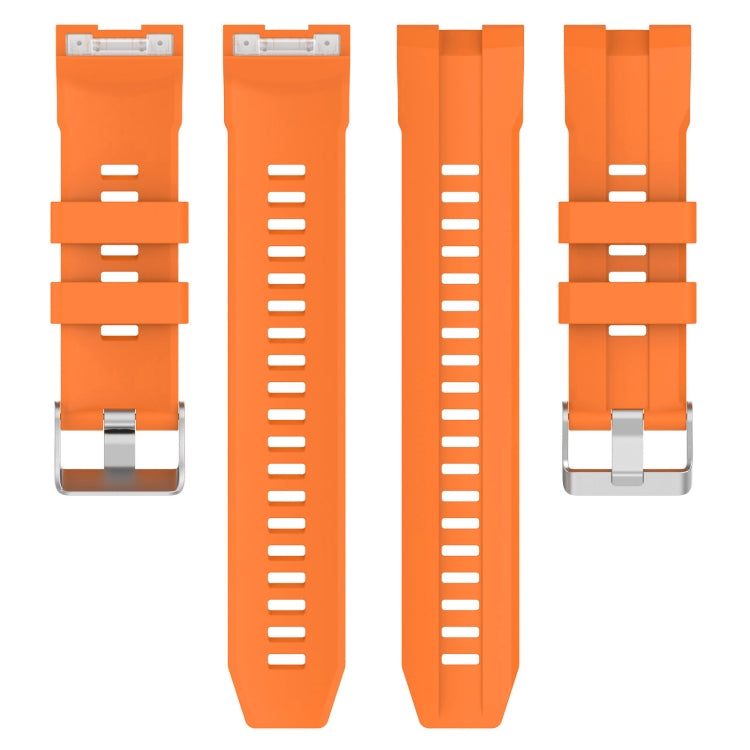 For Huawei Watch GT Cyber Monochrome Silicone Watch Band(Orange) - free shipping - PMC TechLife - Order now!