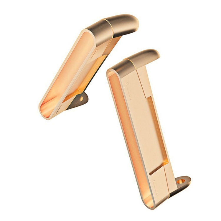 For Fitbit Versa 4 / Versa 3 / Sense 2 1 Pairs Watch Band Connector(Rose Gold) -  by PMC TechLife | Online Shopping South Africa | PMC TechLife