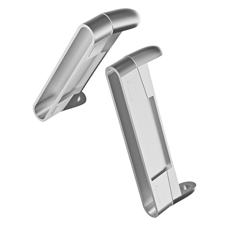 For Fitbit Versa 4 / Versa 3 / Sense 2 1 Pairs Watch Band Connector(Silver) -  by PMC TechLife | Online Shopping South Africa | PMC TechLife