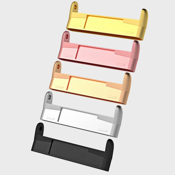 For Fitbit Versa 4 / Versa 3 / Sense 2 1 Pairs Watch Band Connector(Silver)