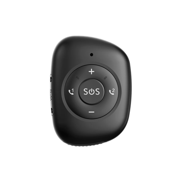 RF-V50 IP67 Water-resistant 4G LTE 3G 2G GSM Elderly SOS Button Emergency Alarm GPS Tracker(Black)