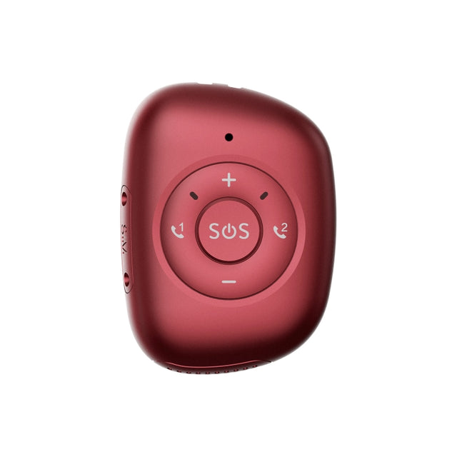 RF-V50 IP67 Water-resistant 4G LTE 3G 2G GSM Elderly SOS Button Emergency Alarm GPS Tracker(Red)