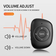 RF-V50 IP67 Water-resistant 4G LTE 3G 2G GSM Elderly SOS Button Emergency Alarm GPS Tracker(Black)