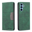 For Samsung Galaxy A54 5G BF10 Color Block Magnetic Flip Leather Phone Case(Green) - free shipping - PMC TechLife - Order now!