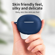 For Realme T100 Wireless Earphone Silicone Protective Case(Midnight Blue)