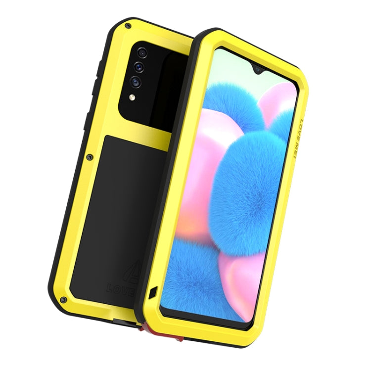 For Galaxy A30s LOVE MEI Metal Shockproof Waterproof Dustproof Protective Case(Yellow) - free shipping - PMC TechLife - Order now!