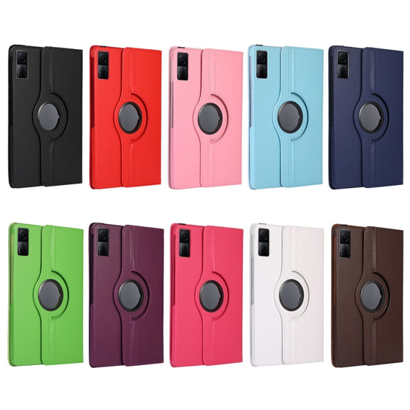 For Xiaomi Redmi Pad 10.61 360 Degree Rotation Litchi Texture Leather Tablet Case(Pink)