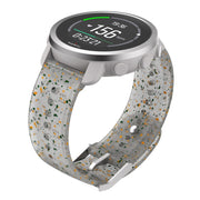 For Suunto 5 Peak Silicone Watch Band(Green Orange Gray)