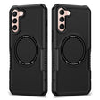 For Samsung Galaxy S21 5G MagSafe Shockproof Armor Phone Case(Black) - Galaxy S21 5G Cases by PMC TechLife | Online Shopping South Africa | PMC TechLife