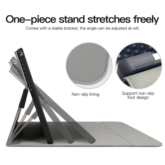 For Microsoft Surface Pro 9 / Surface Pro 10 Sheepskin All-Inclusive Shockproof Protective Case with Power Bag(Grey)