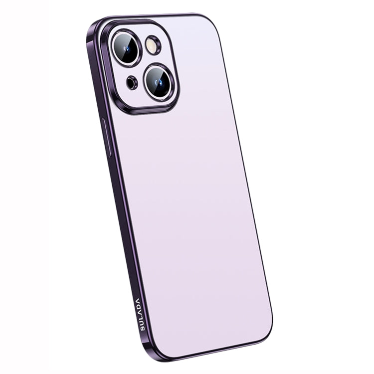 For iPhone 14 Plus SULADA Electroplating Frosted All-inclusive TPU Phone Case(Purple) - free shipping - PMC TechLife - Order now!
