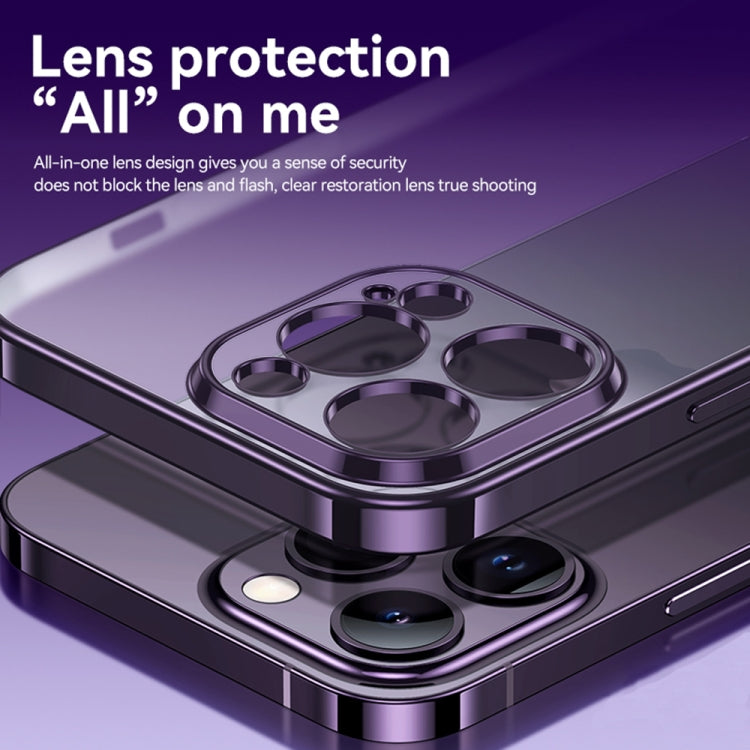 For iPhone 14 Pro Max SULADA Electroplating Frosted All-inclusive TPU Phone Case(Gold) - iPhone 14 Pro Max Cases by SULADA | Online Shopping South Africa | PMC TechLife