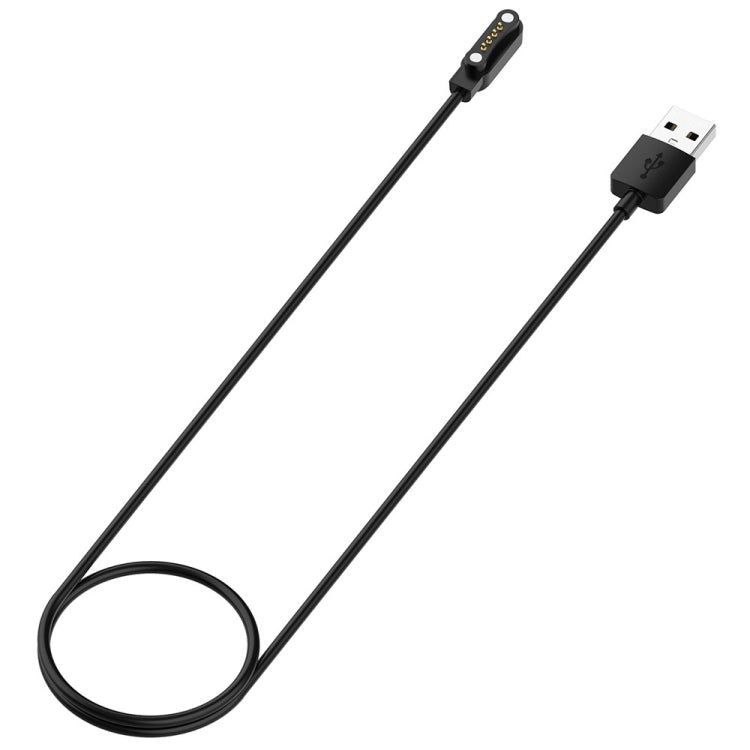 For Ticwatch GTH2 Magnetic Charger USB Smart Watch Charging Cable, Length:1m - free shipping - PMC Jewellery - Order now!