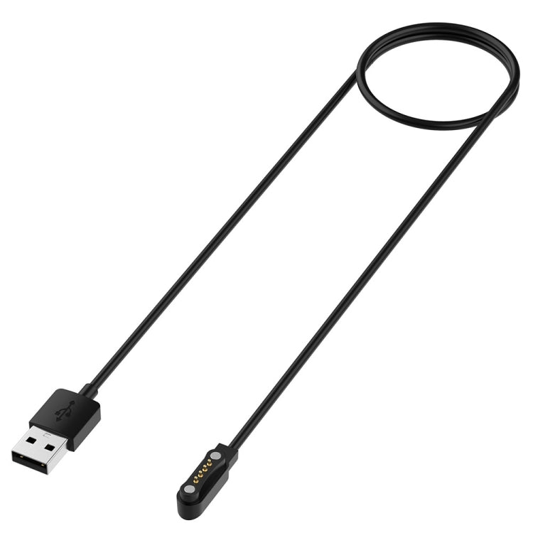 For Ticwatch GTH2 Magnetic Charger USB Smart Watch Charging Cable, Length:1m - free shipping - PMC Jewellery - Order now!