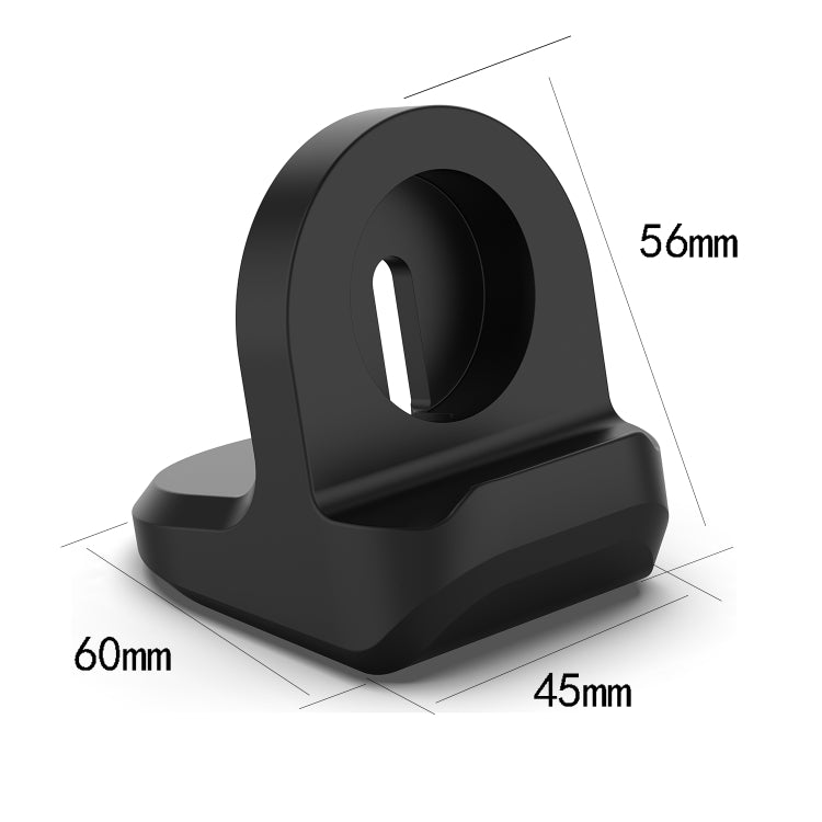 For Apple Watch Smart Watch Silicone Charging Stand Without Charger(White)