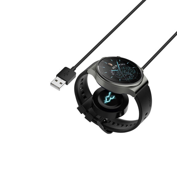 Smart Watch Magnetic Charging Cable, Length: 1m, Integrated Version(Black)