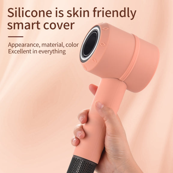 Hair Drier Shockproof Silicone Protective Case for Dyson(Pink)