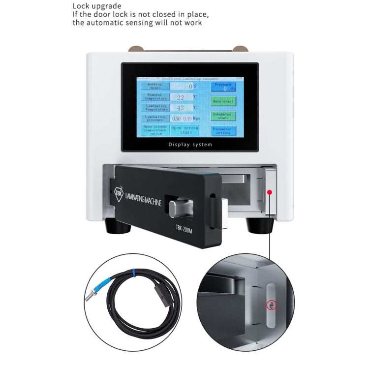 TBK 208M 3 in 1 Mini LCD Touch Screen Vacuum Laminating Bubble Remover Machine, Plug:US Plug - free shipping - PMC Jewellery - Order now!