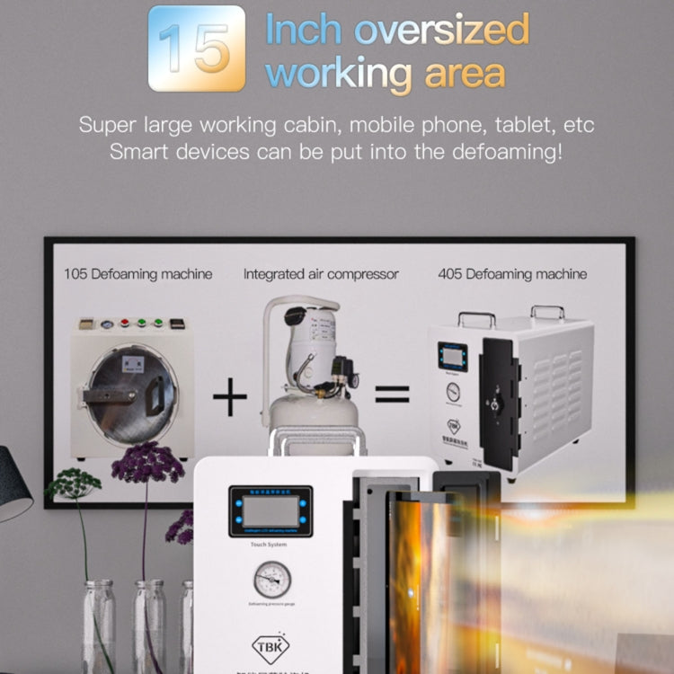 TBK 405 intelligent LCD Screen OCA Bubble Remover Machine, Plug:AU Plug - free shipping - PMC TechLife - Order now!