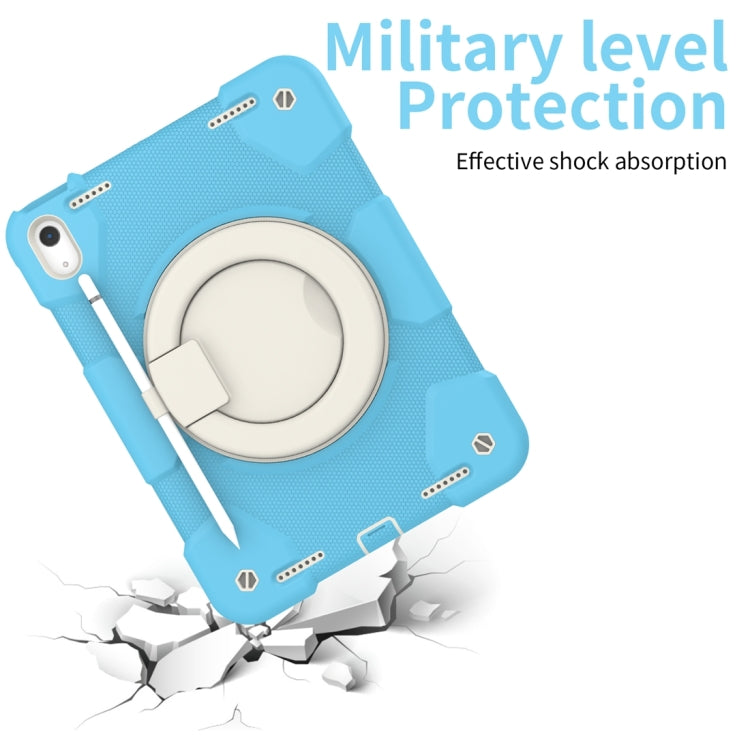 For iPad 2025 / 2022 360 Rotation PC+Silicone Tablet Case(Sky Blue) - iPad 2025 / 2022 Cases by PMC TechLife | Online Shopping South Africa | PMC TechLife | Buy Now Pay Later Mobicred