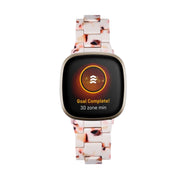 For Fitbit Versa 3 / Sense Universal Resin Watch Band(Nougat)