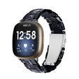 For Fitbit Versa 3 / Sense Universal Resin Watch Band(Shiny Black) - free shipping - PMC TechLife - Order now!