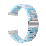 For Fitbit Versa 4 / Sense 2 Universal Resin Watch Band(Sky Blue)