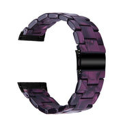 For Fitbit Versa 4 / Sense 2 Universal Resin Watch Band(Purple Light)