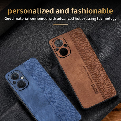 AZNS 3D Embossed Skin Feel Phone Case for OPPO A96 5G / F21 Pro 5G / Reno7 Z 5G / Reno7 Lite / OnePlus Nord N20 5G(Purple) - free shipping - PMC Jewellery - Order now!